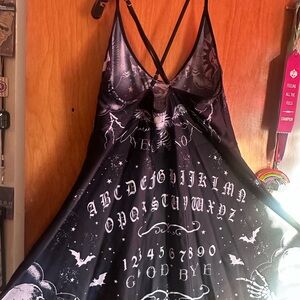 Mystical Black Ouija Board Dress